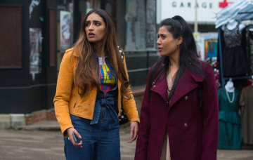 EastEnders SPOILER: First look at new the new Ronnie and Roxy, Iqra and Habiba Ahmed