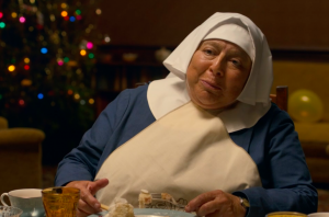 Miriam Margolyes stars as Mother Mildred in Call The Midwife (Credit: BBC)