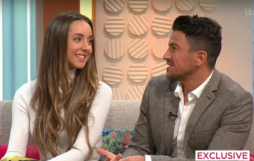 Peter Andre and wife Emily on Lorraine