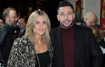 Ashley Roberts and Giovanni Pernice at the Rip It Up- The 60’s Press Night