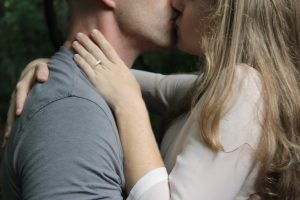 Couple kissing