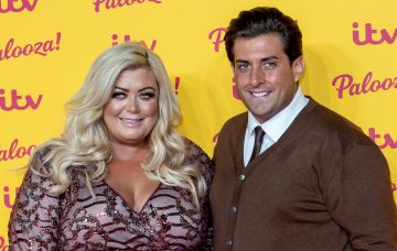 Gemma Collins and James Argent at The ITV Gala at the Royal Festival Hall