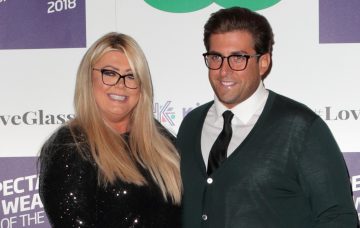 Gemma Collins and James Argent at the Specsavers Spectacle Wearer Of The Year 2018