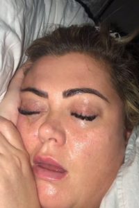 Gemma Collins snoring
