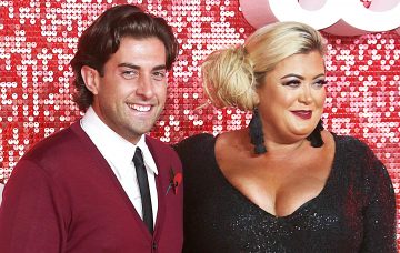 James Argent and Gemma Collins at The ITV Gala 2017