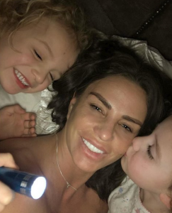 Katie and her kids