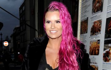 #Kerry Katona at the Celebs Go Dating Stars Seen Filming At Opium In London