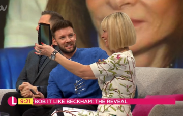 Lorraine guest has hair chopped off on show