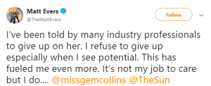 Matt Evers about Gemma C on DOI