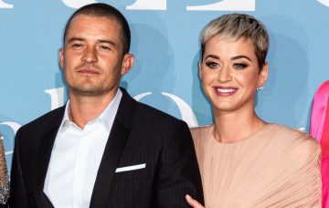Orlando Bloom and Katy Perry at the Gala For The Global Ocean Arrivals In Monte Carlo
