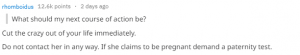 User comment on Reddit