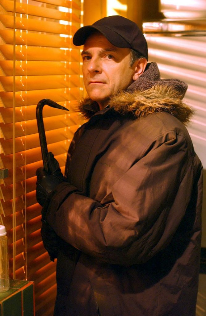 Editorial use only. Exclusive - Premium Rates Apply. Call your Account Manager for pricing. Mandatory Credit: Photo by ITV/REX/Shutterstock (697210gf) 'Coronation Street' TV - 2003 - Richard Hillman (Brian Capron) prepares to kill Emily Bishop ITV ARCHIVE