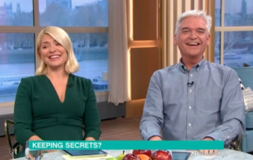 Holly Willoughby and Phillip Schofield on This Morning