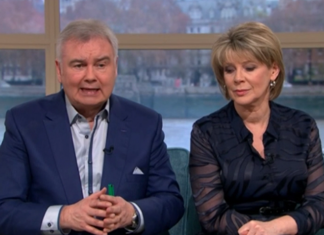 Eamonn Holmes and Ruth Langsford on This Morning