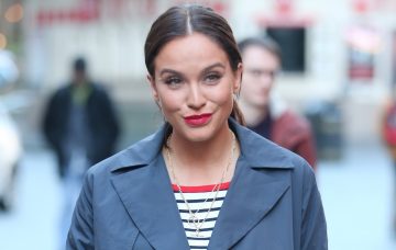 Vicky Pattison Arrives Global Radio