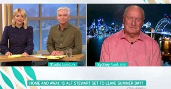 This Morning Holly and Phil interview Ray Meagher