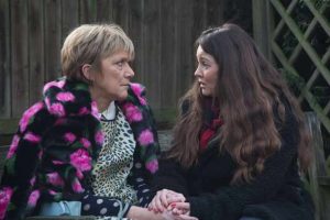 Stacey tries to persuade her mum to seek treatment (Credit: BBC)