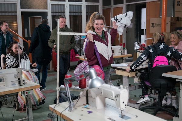 Corrie factory staff