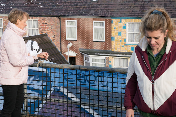 Underworld roof collapse in Coronation Street 