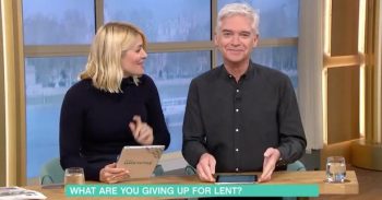 Phillip Schofield Holly Willoughby This morning