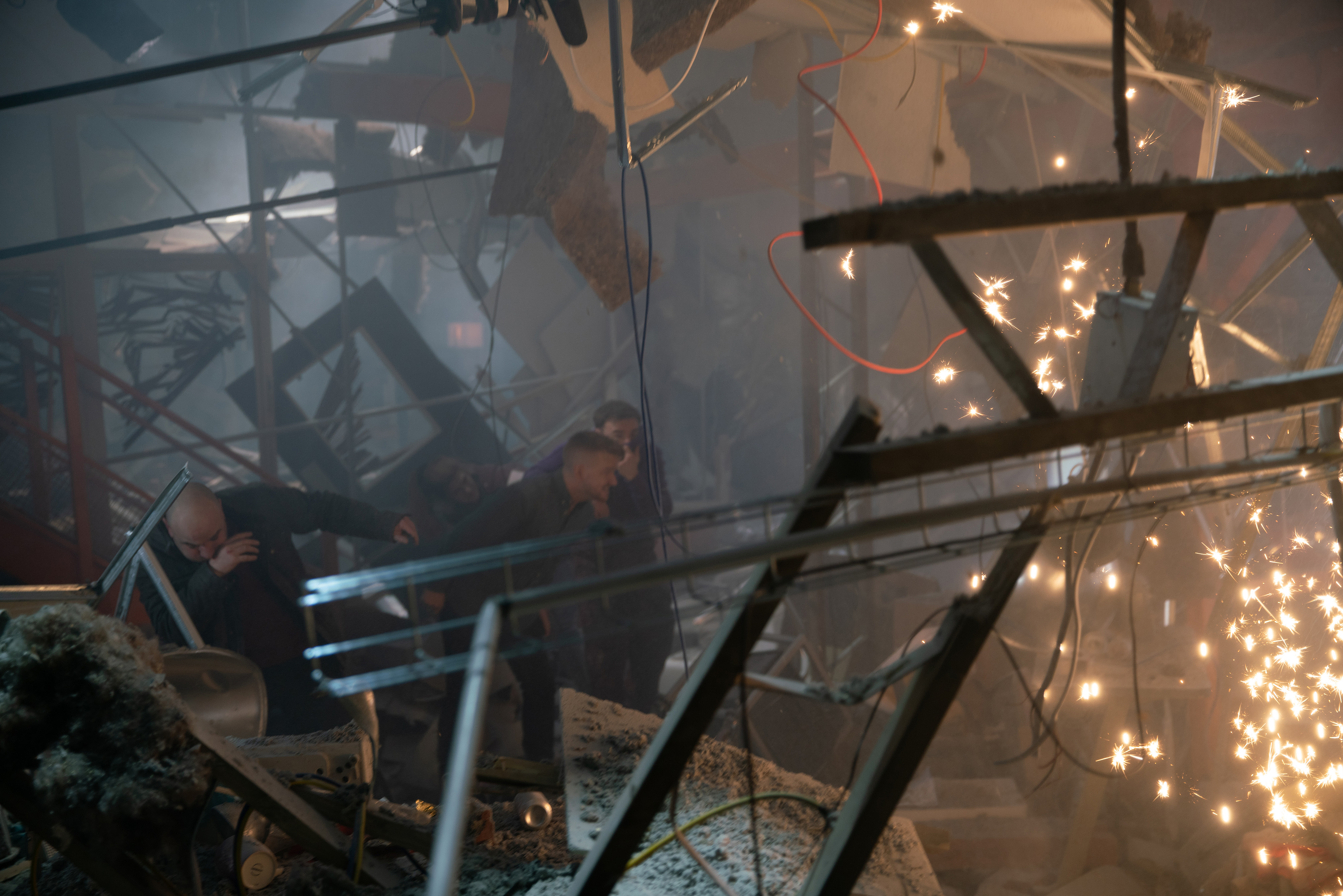 Coronation Street factory roof collapse 