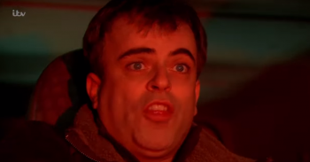 Steve crashes the minibus in Corrie Credit: ITV/YouTube
