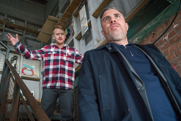 Rick and Gary in Coronation Street 