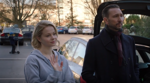Fletch Chloe Theo Holby City