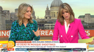 Charlotte Hawkins and Kate Garraway on GMB