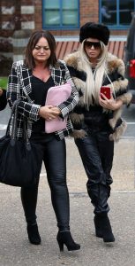 Price wore large sunglasses for her arrival at court (Steve Parsons/PA)