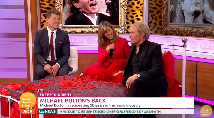 Rose Petal Bed GMB Michael Bolton Credit: ITV