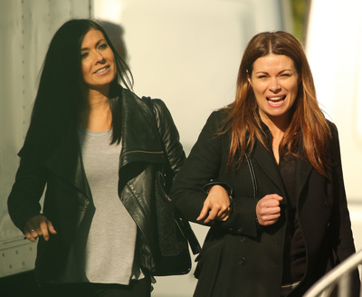 Kym Marsh and Alison King Picture by: FameFlynet.uk.com / SplashNews.com