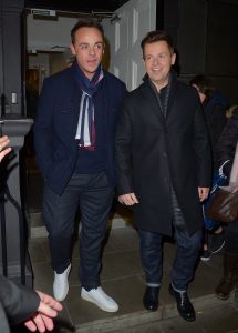 Ant and Dec leave the Palladium