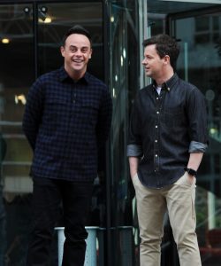 Britain's Got Talent Judges And Presenters Leaving The Lowry Hotel Manchester