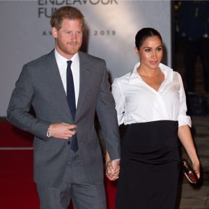Duke and Duchess of Sussex at event