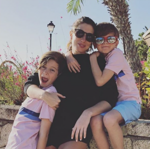 Stacey and her boys