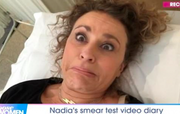 Nadia Sawalha smear Loose Women