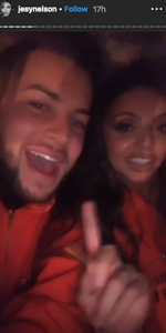 Chris Hughes, Jesy Nelson (Credit: Instagram @jesynelson)