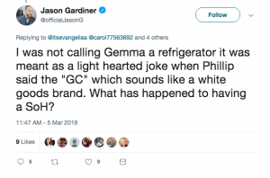 Jason Gardiner Twitter