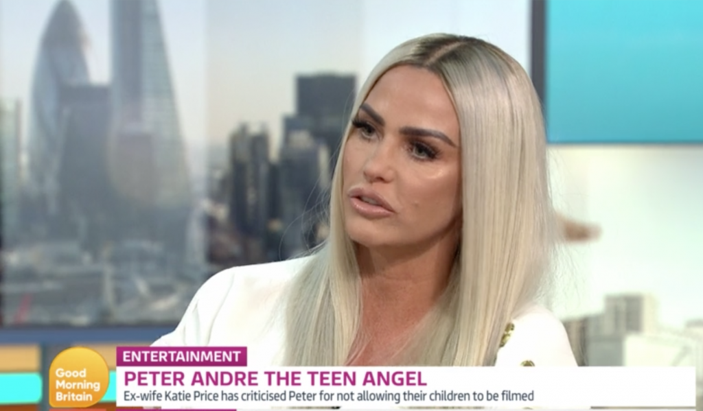 Katie Price on Good Morning Britain