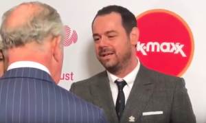 Danny Dyer meets Prince Charles (Credit: Royal Reviewer/YouTube)