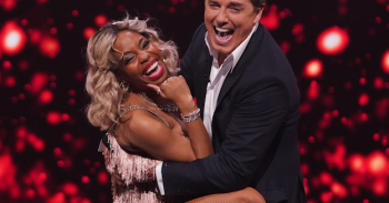 This image is strictly embargoed until 22.30 Thursday 14th March 2019 From ITV Studios All Star Musicals on ITV Pictured: London Hughes and John Barrowman. This photograph is (C) ITV Plc and can only be reproduced for editorial purposes directly in connection with the programme or event mentioned above, or ITV plc. Once made available by ITV plc Picture Desk, this photograph can be reproduced once only up until the transmission [TX] date and no reproduction fee will be charged. Any subsequent usage may incur a fee. This photograph must not be manipulated [excluding basic cropping] in a manner which alters the visual appearance of the person photographed deemed detrimental or inappropriate by ITV plc Picture Desk. This photograph must not be syndicated to any other company, publication or website, or permanently archived, without the express written permission of ITV Picture Desk. Full Terms and conditions are available on the website www.itv.com/presscentre/itvpictures/terms For further information please contact: james.hilder@itv.com / 0207 157 3052