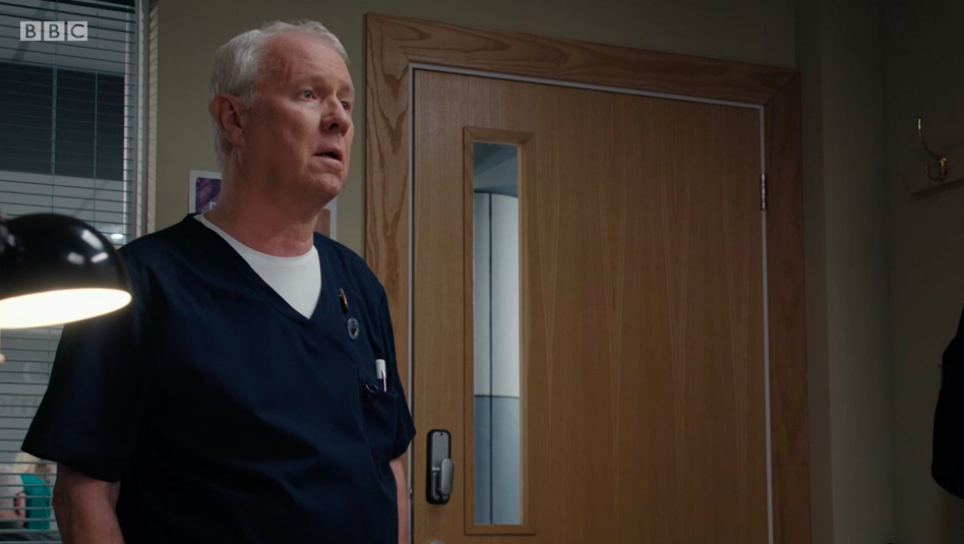 Casualty viewers in tears as Duffy delivers devastating news to Charlie