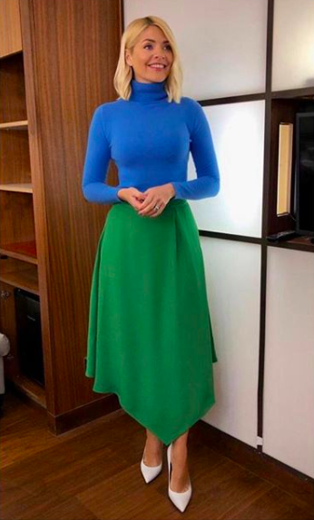Holly regularly shows off her This Morning outfit choices on her Instagram account