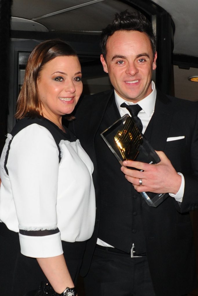 Ant McPartlin and Lisa Armstrong in happier times