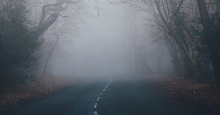 Foggy road (Credit: Unsplash)