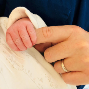 Dec with his daughter Isla