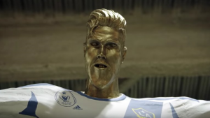 The statue