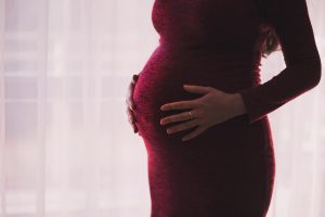 Pregnant woman model