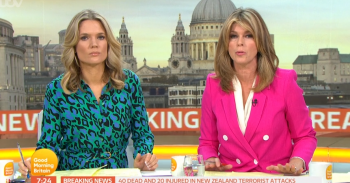 Charlotte Hawkins and Kate Garraway on GMB
